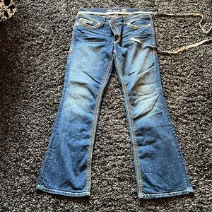Seven7 low rise boot cut jeans size 12